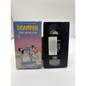 Scamper the Penguin VHS 1992 Family Animated Adventure Lolo Pepe Antarctica